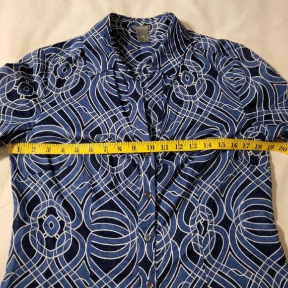 Colourful Print Ann Taylor size 8 shirt - Picture 5 of 8